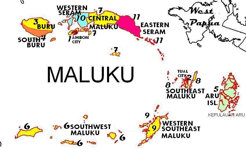 Image result for peta MALUKU