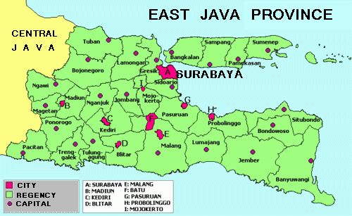 East Java Province archi pelago fastfact