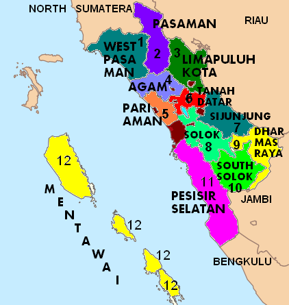 Image result for peta sumatera barat lengkap